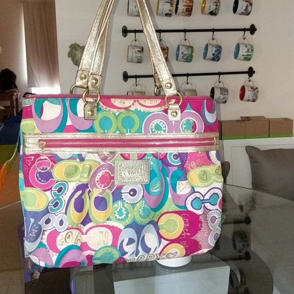 Colorful poppy coach